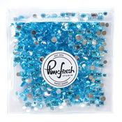 Turquoise  Clear Drops - Pinkfresh Studio