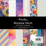 Rainbow Twirl 6x6 Paper Collection - Paper Rose Studio