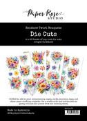 Rainbow Twirl Bouquets Die Cuts - Paper Rose Studio