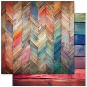 Paper A - Rainbow Wood - Paper Rose Studio