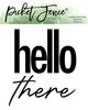 Another Hello There Word Die Set - Picket Fence Studios