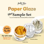Paper Glaze Sampler Set Of 3 - Picket Fence Studios