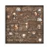 Coffee and Chocolate 8x8 Single-Sided Paper Pad - Stamperia