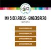 Gingerbread Ink Pad Side Label - Catherine Pooler