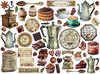 Coffee and Chocolate Assorted Die Cuts - Stamperia