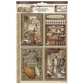 Coffee and Chocolate A4 Rice Paper Selection Pack - Stamperia