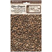 Coffee and Chocolate A6 Rice Paper Backgrounds Pack - Stamperia