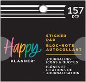 Journaling Icons & Quotes - Happy Planner Tiny Sticker Pad 3.5"X3.3" 20/Sheets