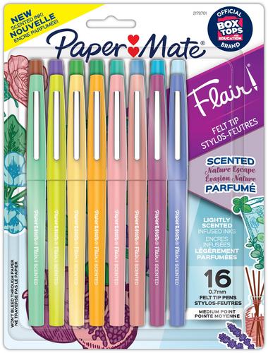 12 feutre papermate flair 0.7mm medium encre parfumée