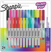 Assorted - Sharpie Glam Pop Ultra Fine Permanent Markers 24/Pkg