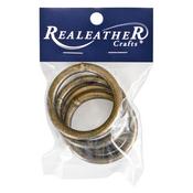 Antique Brass - Realeather 2" Ring 4/Pkg