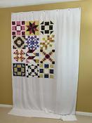 White - Prop-It Quilter's Design Wall Curtain 60"X108"