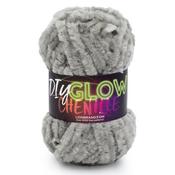 Grey - Lion Brand DIY Glow Chenille Yarn