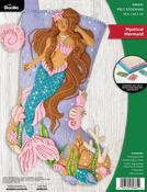 Mystical Mermaid - Bucilla Felt Stocking Applique Kit 18" Long