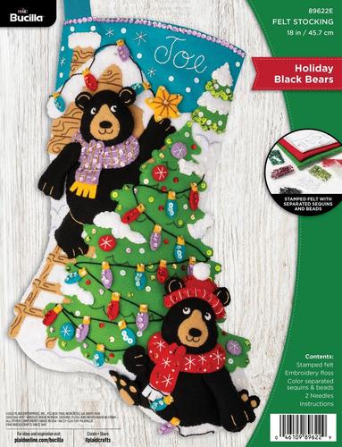 Bucilla Felt Applique Wreath Kit - Town of Bethlehem