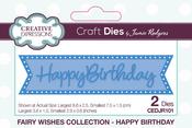 Happy Birthday - Fairy Wishes - Creative Expressions Craft Dies By Jamie Rodgers