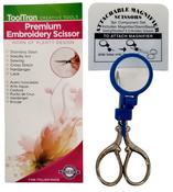 - Tool Tron Premium 3.5" Embroidery Scissor With Magnifier