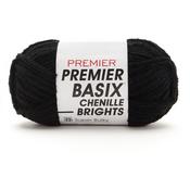 Black - Premier Basix Chenille Brights Yarn