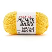 Lemon - Premier Basix Chenille Brights Yarn