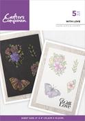 With Love - Crafter's Companion Inking and Stamping Clear Acrylic Stamp