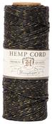 Metallic Black Gold - Hemptique Hemp Metallic Cord Spool 20lb 205'