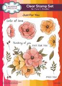 Just For You - Creative Expressions Jane's Doodles Clear Stamp Set 6"X8"