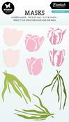 Nr. 248, Tulip Flowers - Studio Light Essentials 5.9"X8.25" Stencil