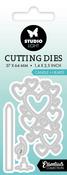 Nr. 755, Candle & Hearts - Studio Light Essentials Cutting Dies