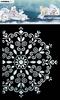 Nr. 252, Icy Mandala - Studio Light Artic Winter 4.5"X5.9"