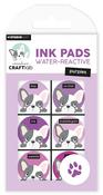 Nr. 20, Purples - Studio Light Water-Reactive Ink Pads 6/Pkg