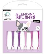 Nr. 09, Soft Brush Purples - Studio Light Essentials 0.75" Blending Brushes 6/Pkg