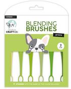 Nr. 11, Soft Brush Greens - Studio Light Essentials 0.75" Blending Brushes 6/Pkg