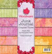 Francoise Read Junk Journal Chapter 3 - Woodware Double-Sided Paper Pad 8"X8" 24/Pkg