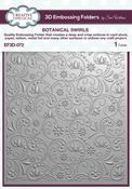 Botanical Swirls - Creative Expressions 3D Embossing Folder 5"X7"
