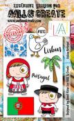 Lisbon Portugal - AALL And Create A6 Photopolymer Clear Stamp Set