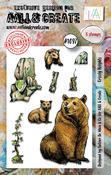 Grizzly Heights - AALL And Create A7 Photopolymer Clear Stamp Set