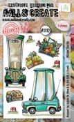 Movin' On Up - AALL And Create A6 Photopolymer Clear Stamp Set