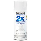Flat White - Rust-Oleum Painter's Touch Ultra Cover 2X Spray Paint 12oz