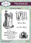 The Dress Maker - Creative Expressions Taylor Made Journals Clear Stamp 6"X8"