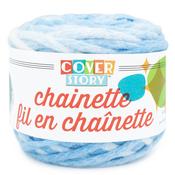 Sky Blue - Lion Brand Cover Story Chainette Yarn