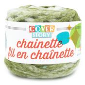 Olive - Lion Brand Cover Story Chainette Yarn