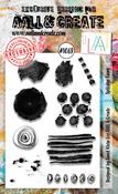 Splodge Gang - AALL And Create A6 Photopolymer Clear Stamp Set