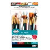 25/Pkg - Royal & Langnickel(R) Artist Brush Value Pack