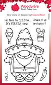 Singles Fiesta Time - Woodware Clear Stamps 4"X6"