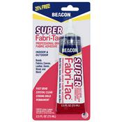 Beacon Super Fabri-Tac Permanent Fabric Glue 2.5oz