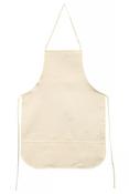 Natural - Wear'm Adult Apron With Pockets 19"X28"