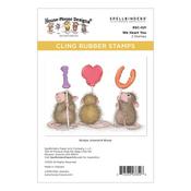 We Heart You - House Mouse Cling Rubber Stamp