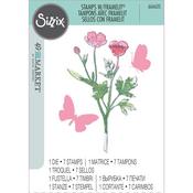 Painted Pencil Botanical Stamp & Die Set by 49 and Market - Sizzix - PRE ORDER