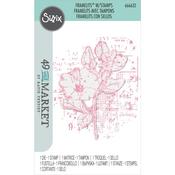 Floral Mix Cluster Stamp and Die Set by 49 and Market - Sizzix - PRE ORDER