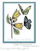 Farfallina Cosmopolitan Stencil and Stamp by Stacey Park - Sizzix - PRE ORDER